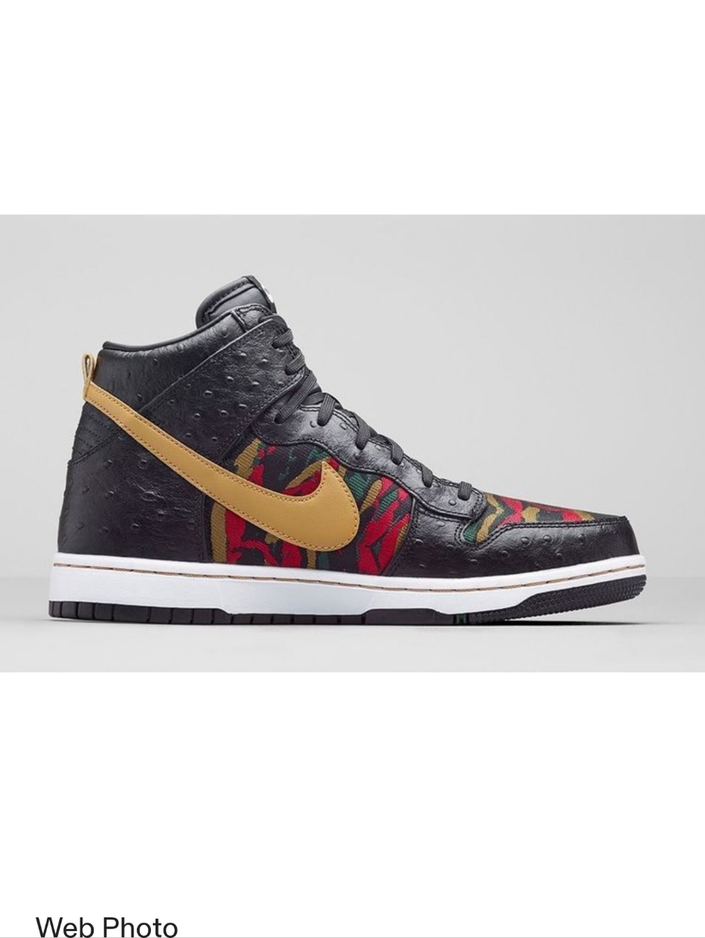 Nike Dunk High Premium 'Tiger Camo' Sz 12 - Picture 2 of 7
